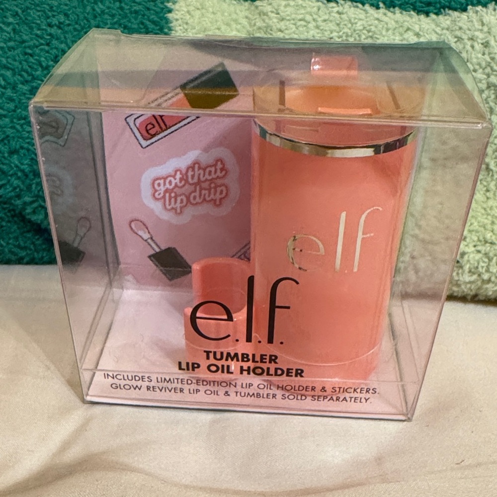 ELF Peach Tumbler Lip Oil Holder